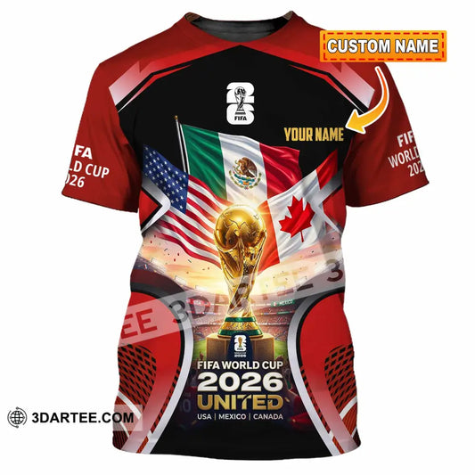 Unisex Shirt - Custom World Cup 2026 3D Shirt - T-shirt