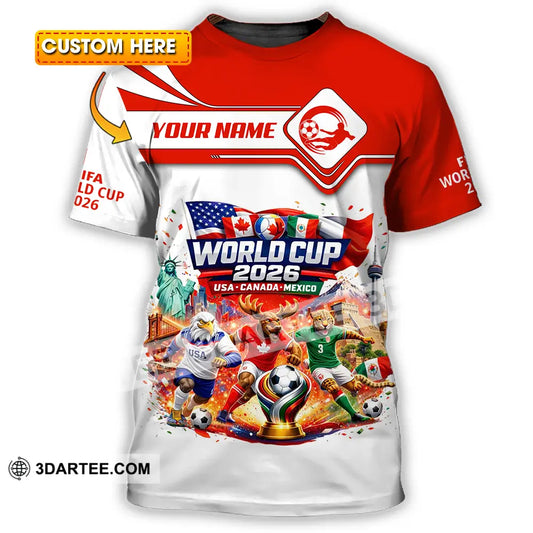 Unisex Shirt - Custom World Cup 2026 3D Shirt T-shirt