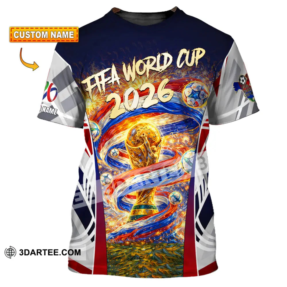 Unisex Shirt - Custom World Cup 2026 3D Shirt T-shirt