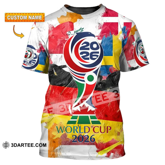 Unisex Shirt - Custom World Cup 2026 3D Shirt - T-shirt