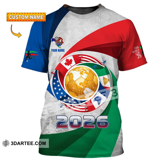 Unisex Shirt - Custom World Cup 2026 3D Shirt T-shirt