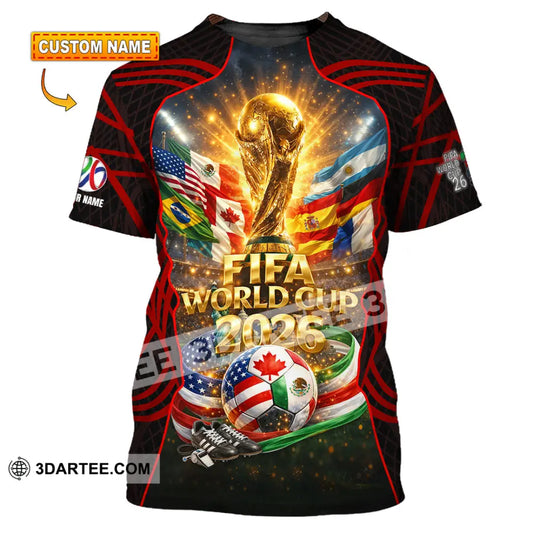 Unisex Shirt - Custom World Cup 2026 3D Shirt T-shirt