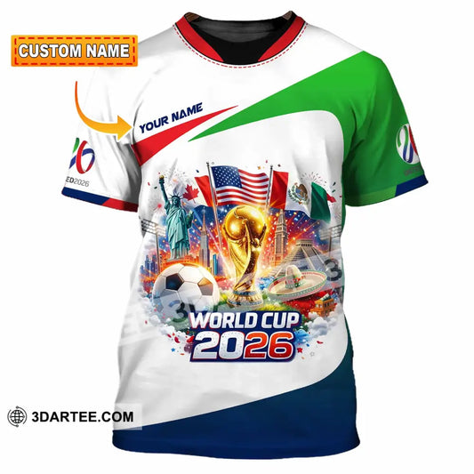 Unisex Shirt - Custom World Cup 2026 3D Shirt T-shirt