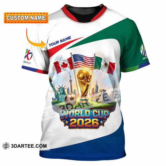 Unisex Shirt - Custom World Cup 2026 3D Shirt T-shirt
