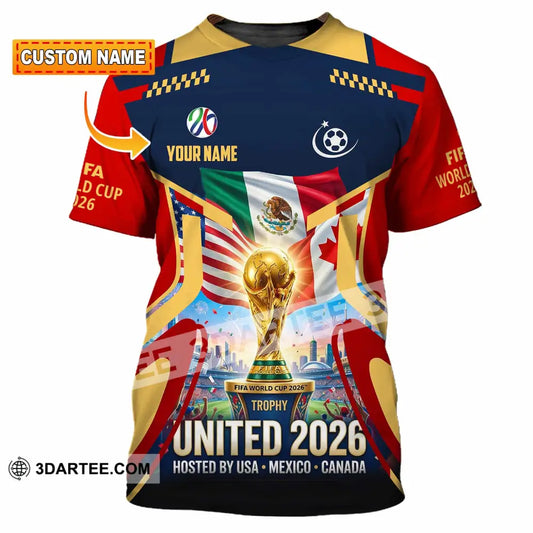 Unisex Shirt - Custom World Cup 2026 3D Shirt - T-shirt