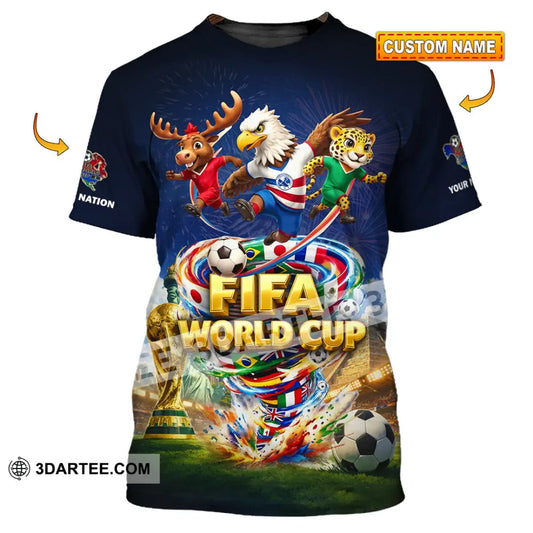 Unisex Shirt - Custom World Cup 2026 3D Shirt T-shirt