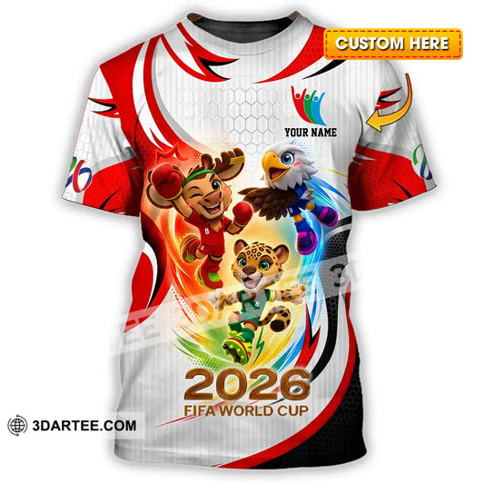 Unisex Shirt - Custom World Cup 2026 3D Shirt T-shirt