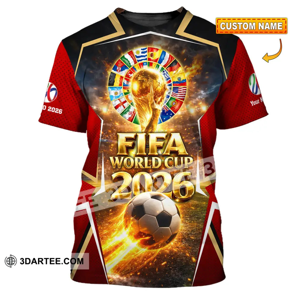Unisex Shirt - Custom World Cup 2026 3D Shirt - T-shirt