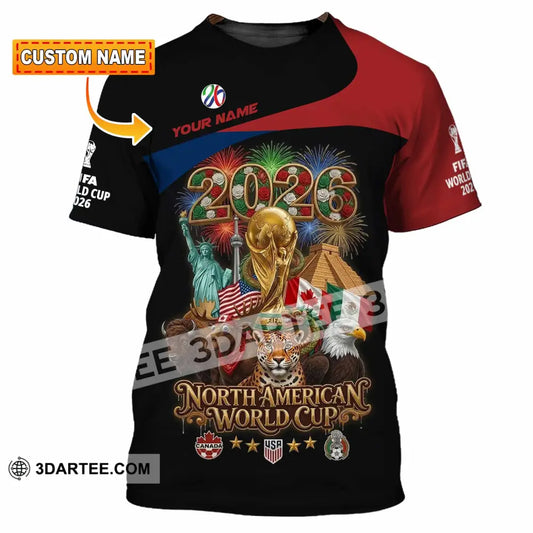 Unisex Shirt - Custom World Cup 2026 3D Shirt - T-shirt