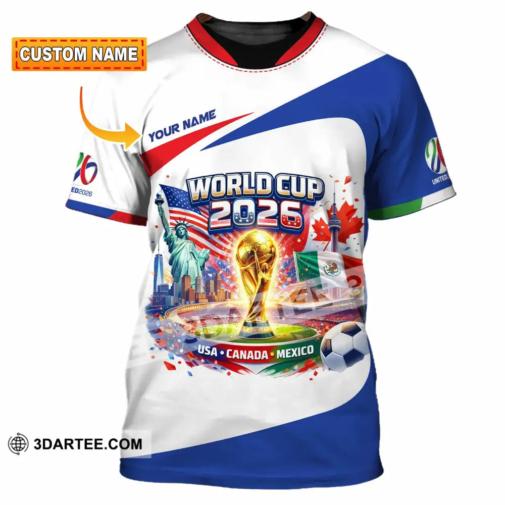 Unisex Shirt - Custom World Cup 2026 3D Shirt T-shirt