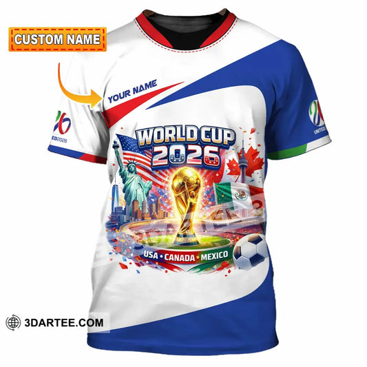 Unisex Shirt - Custom World Cup 2026 3D Shirt T-shirt
