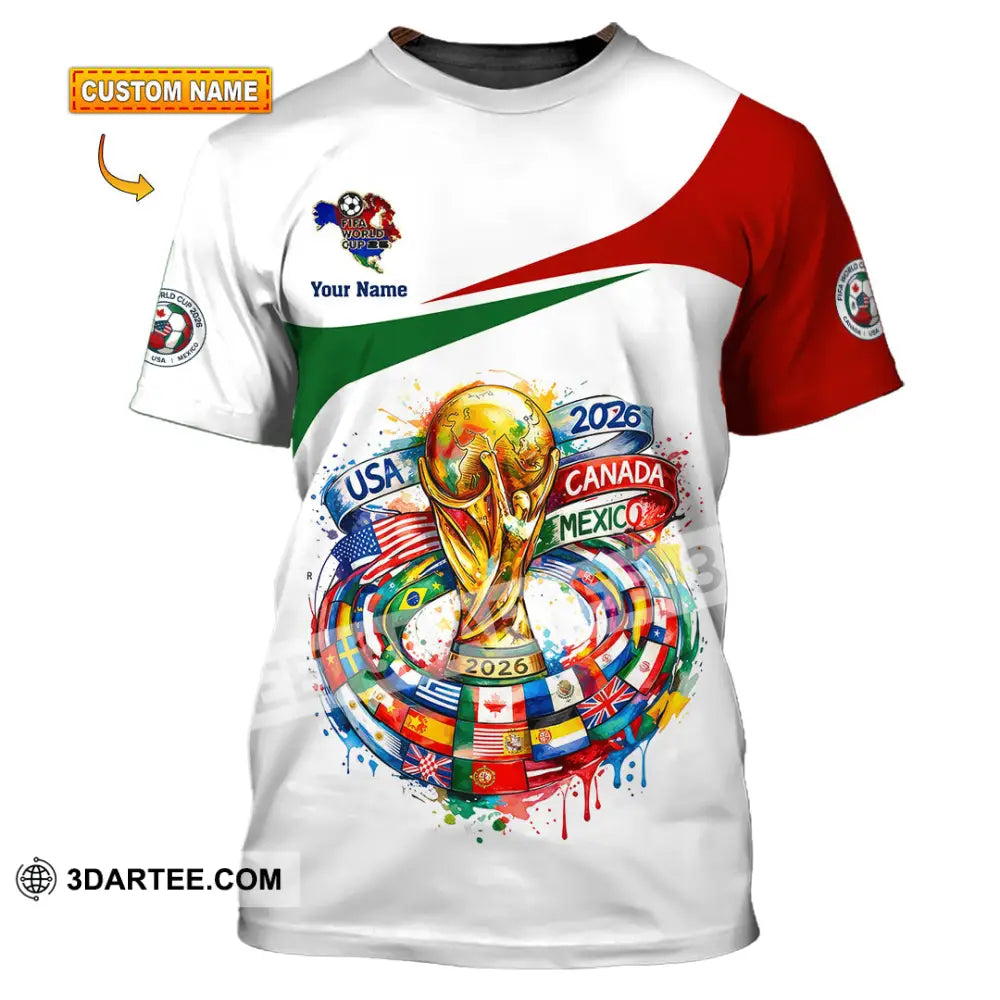 Unisex Shirt - Custom World Cup 2026 3D Shirt - T-shirt