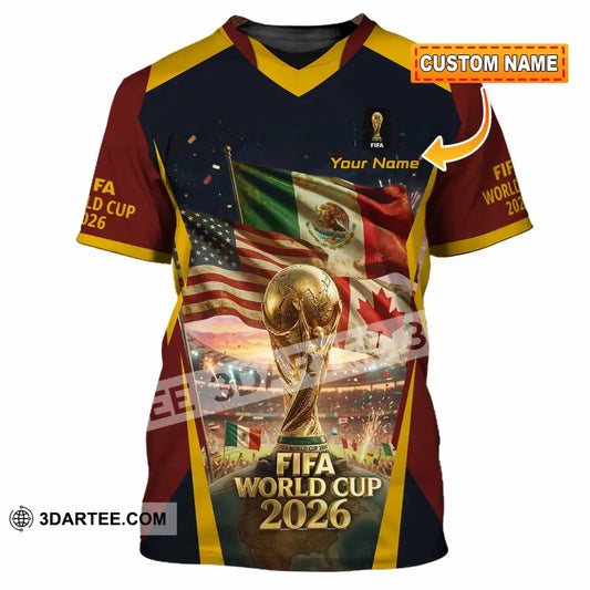 Unisex Shirt - Custom World Cup 2026 3D Shirt T-shirt