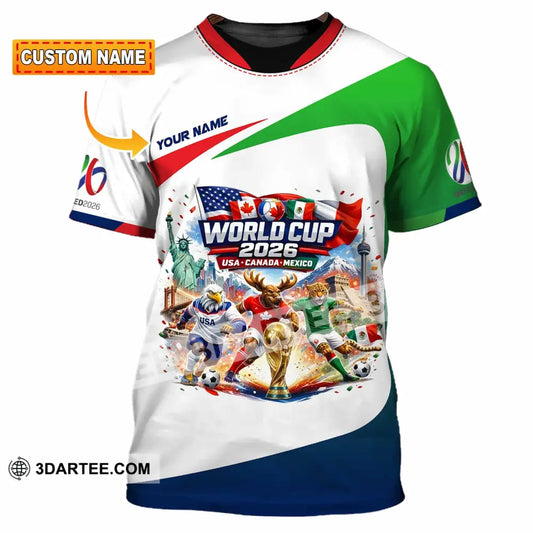 Unisex Shirt - Custom World Cup 2026 3D Shirt - T-shirt