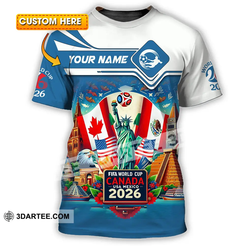Unisex Shirt - Custom World Cup 2026 3D Shirt T-shirt