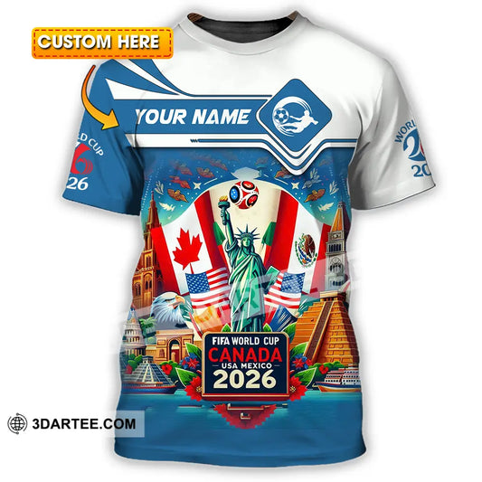Unisex Shirt - Custom World Cup 2026 3D Shirt T-shirt
