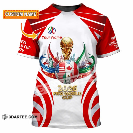 Unisex Shirt - Custom World Cup 2026 3D Shirt T-shirt