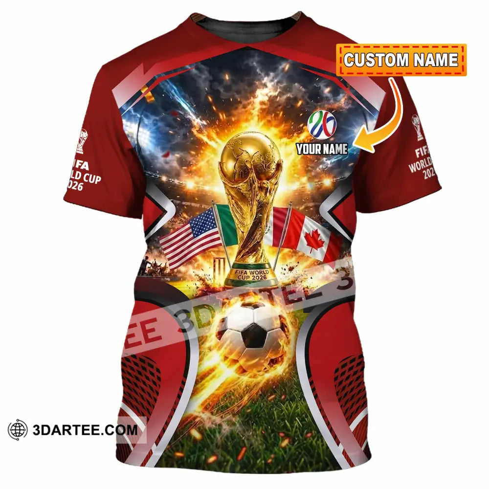 Unisex Shirt - Custom World Cup 2026 3D Shirt - T-shirt