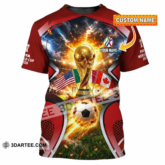 Unisex Shirt - Custom World Cup 2026 3D Shirt - T-shirt