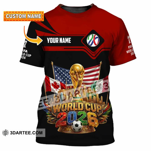 Unisex Shirt - Custom World Cup 2026 3D Shirt - T-shirt