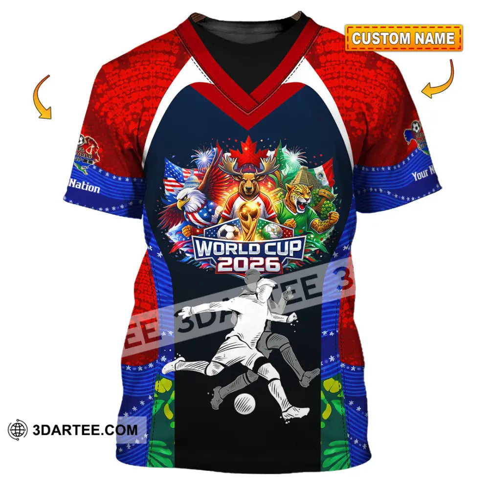 Unisex Shirt - Custom World Cup 2026 3D Shirt - T-shirt