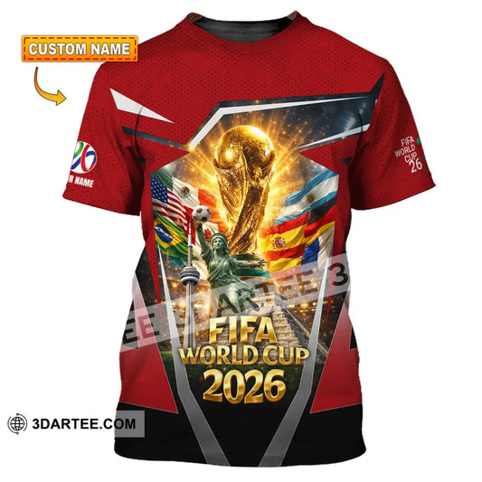Unisex Shirt - Custom World Cup 2026 3D Shirt T-shirt