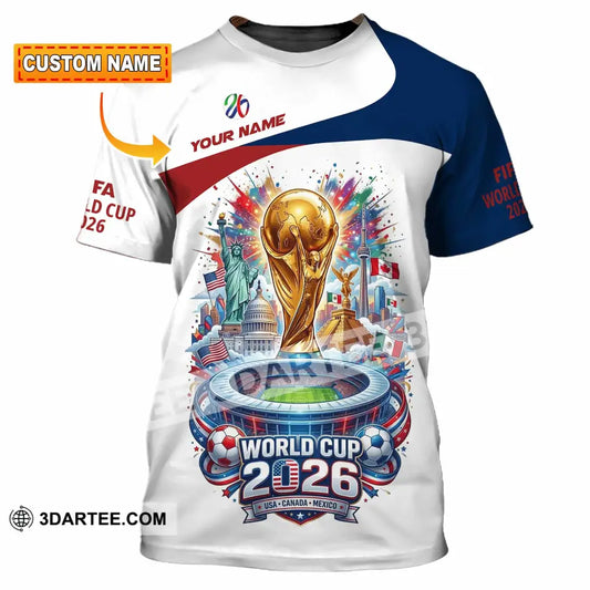 Unisex Shirt - Custom World Cup 2026 3D Shirt - T-shirt