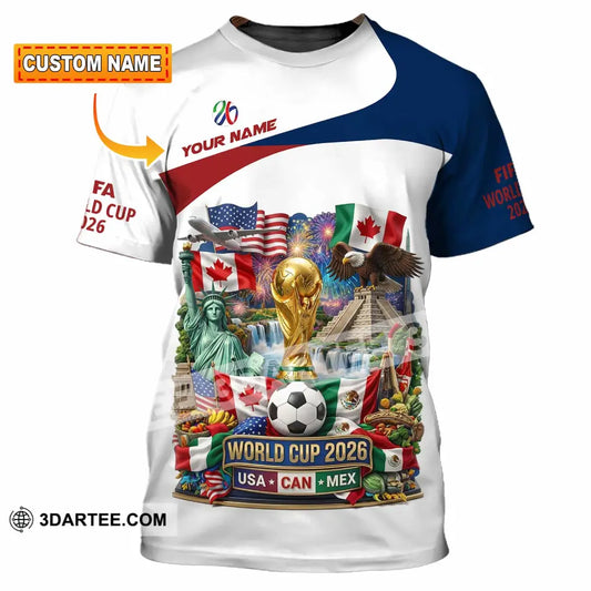 Unisex Shirt - Custom World Cup 2026 3D Shirt - T-shirt