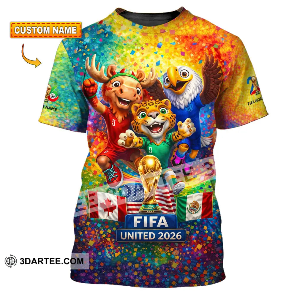 Unisex Shirt - Custom World Cup 2026 3D Shirt - T-shirt