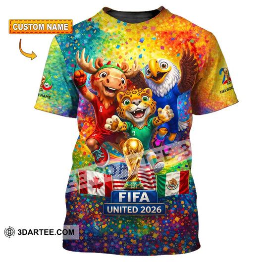 Unisex Shirt - Custom World Cup 2026 3D Shirt - T-shirt