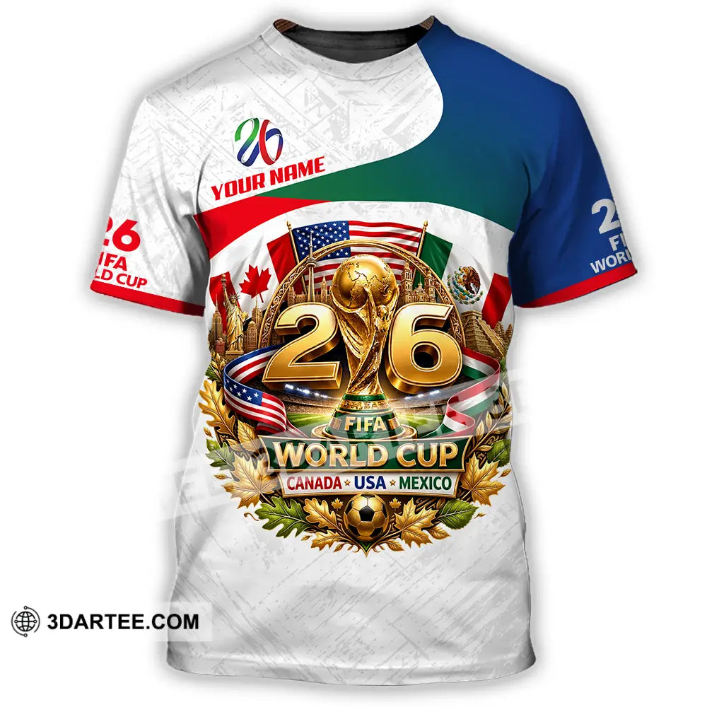 Unisex Shirt - Custom World Cup 2026 3D Shirt - T-shirt