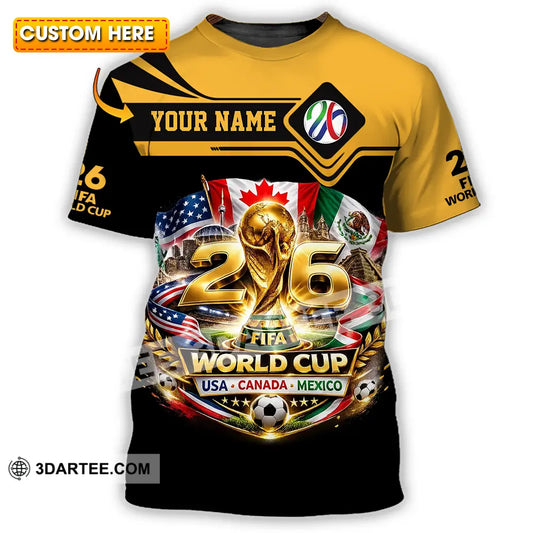 Unisex Shirt - Custom World Cup 2026 3D Shirt - T-shirt