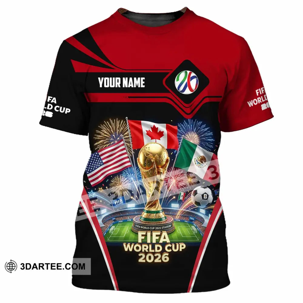 Unisex Shirt - Custom World Cup 2026 3D Shirt T-Shirt / S T-shirt