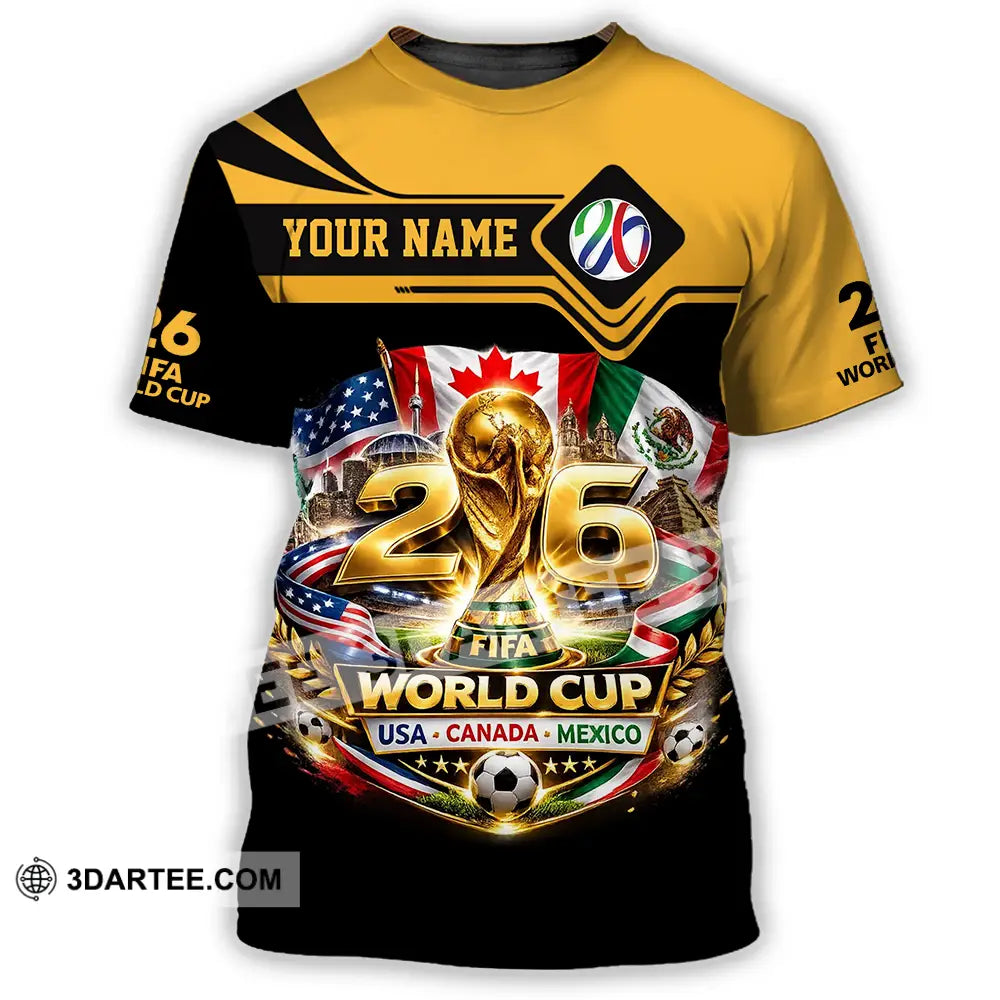 Unisex Shirt - Custom World Cup 2026 3D Shirt - T-Shirt / S - T-shirt