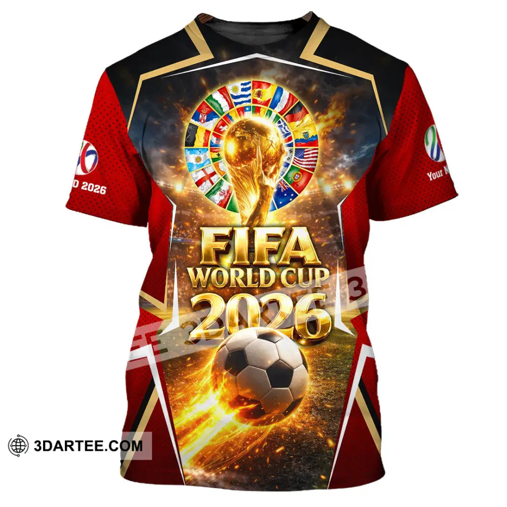 Unisex Shirt - Custom World Cup 2026 3D Shirt - T-Shirt / S - T-shirt