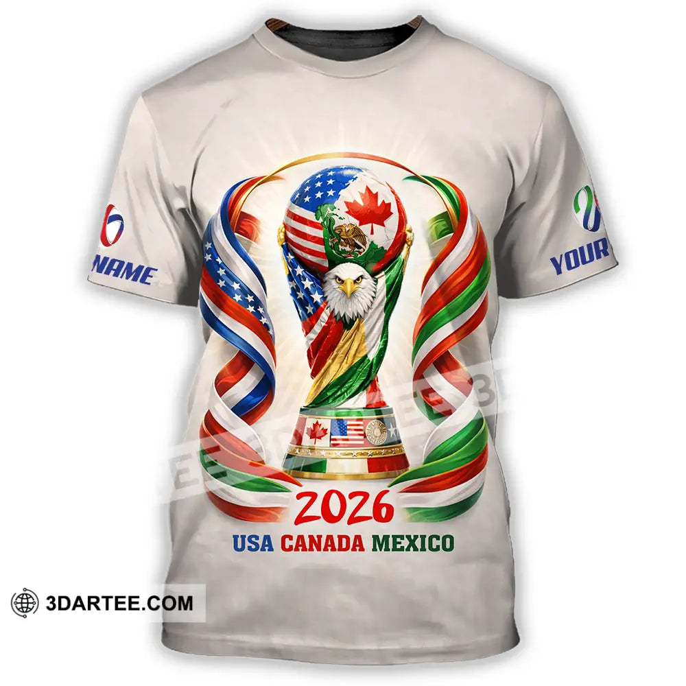 Unisex Shirt - Custom World Cup 2026 3D Shirt T-Shirt / S T-shirt