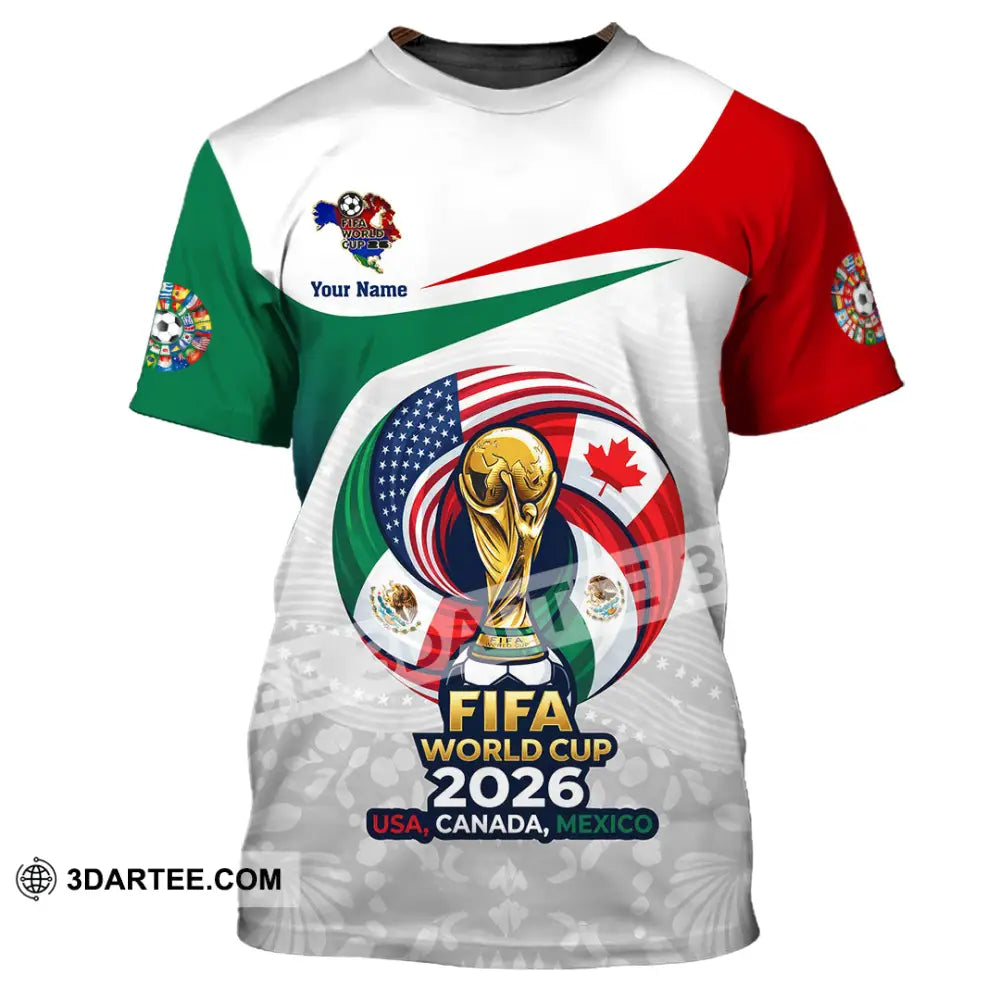 Unisex Shirt - Custom World Cup 2026 3D Shirt - T-Shirt / S - T-shirt