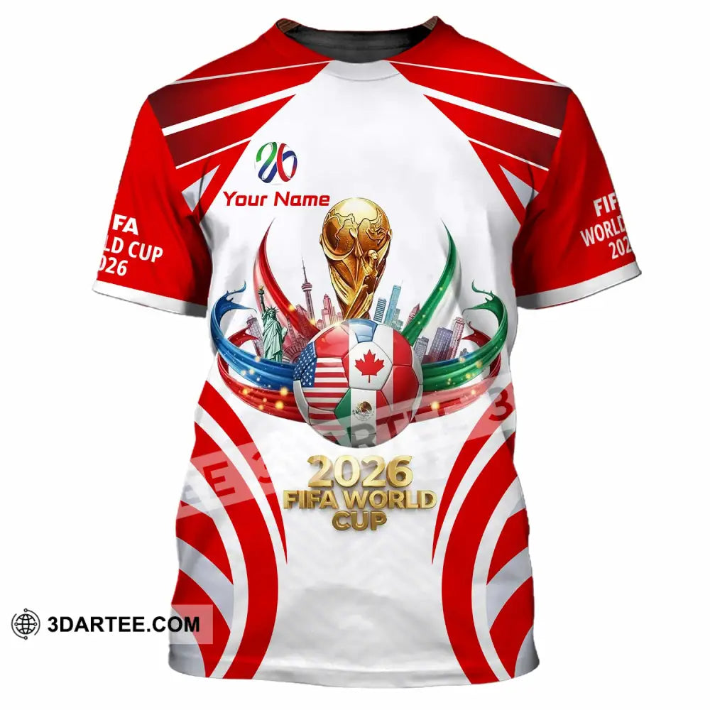 Unisex Shirt - Custom World Cup 2026 3D Shirt T-Shirt / S T-shirt