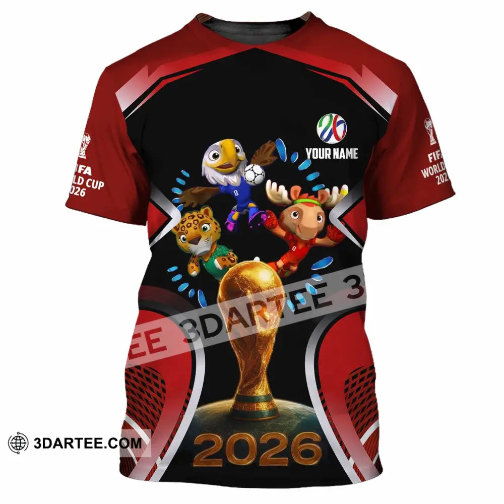 Unisex Shirt - Custom World Cup 2026 3D Shirt - T-Shirt / S - T-shirt