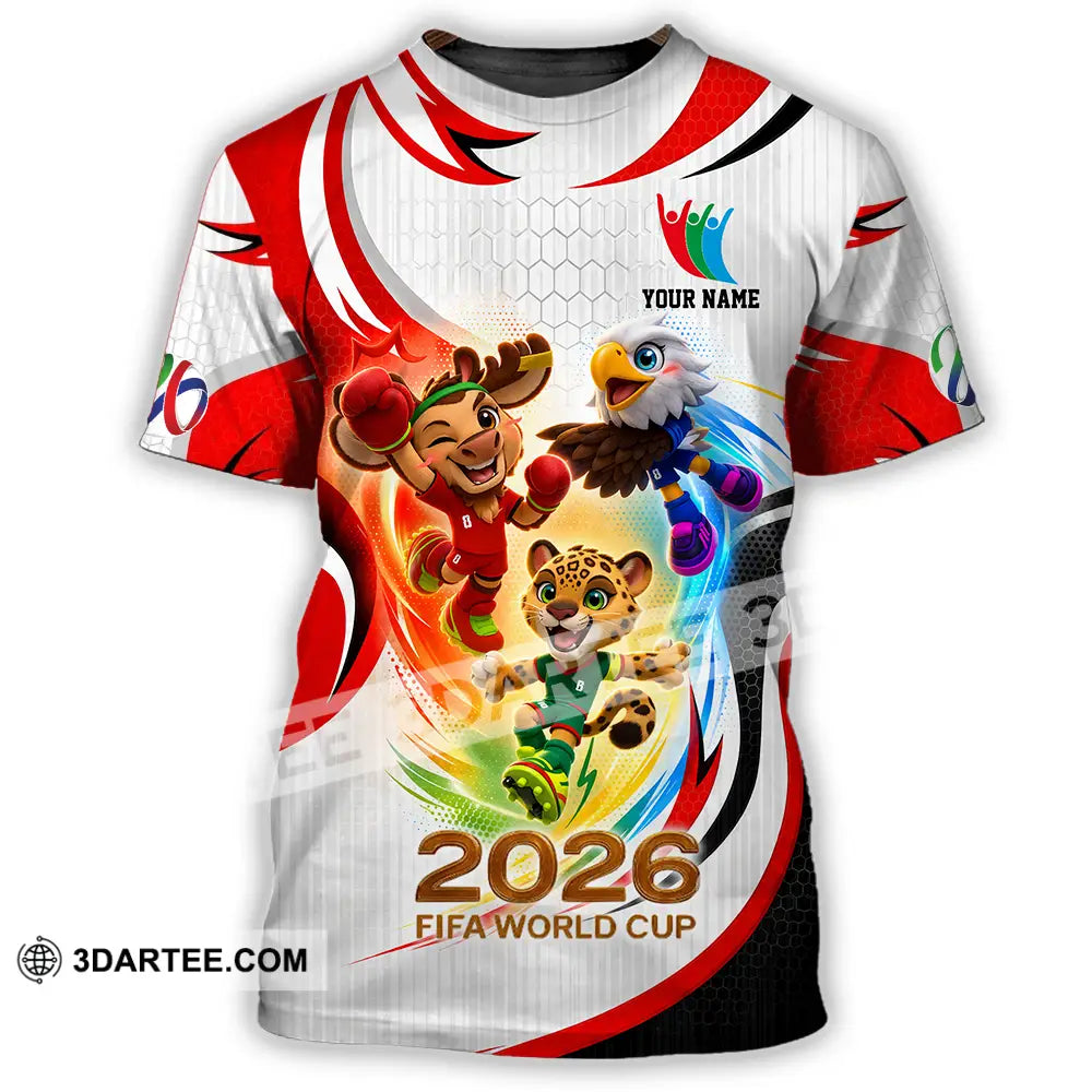 Unisex Shirt - Custom World Cup 2026 3D Shirt T-Shirt / S T-shirt