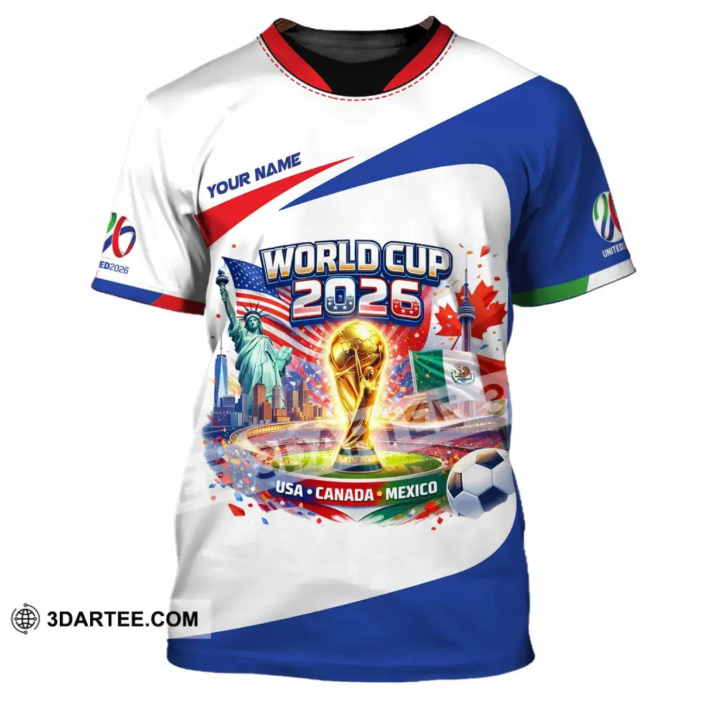 Unisex Shirt - Custom World Cup 2026 3D Shirt T-Shirt / S T-shirt