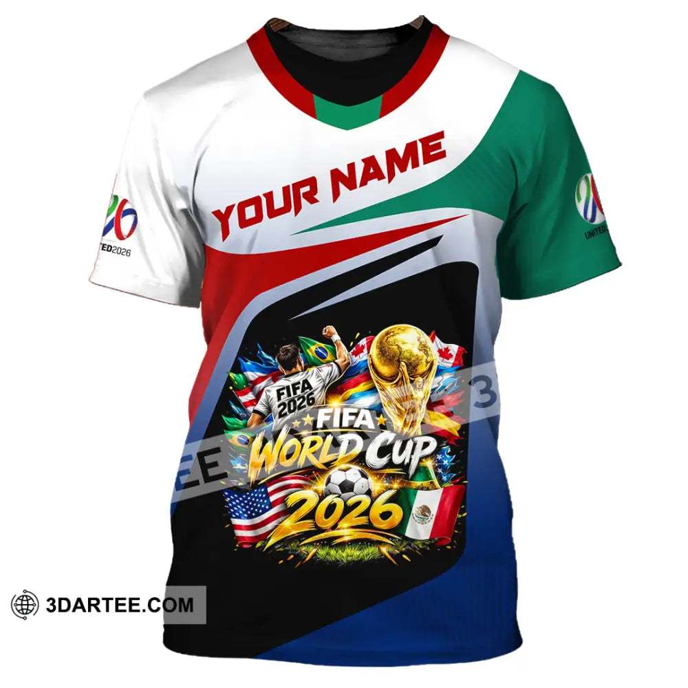 Unisex Shirt - Custom World Cup 2026 3D Shirt - T-Shirt / S - T-shirt