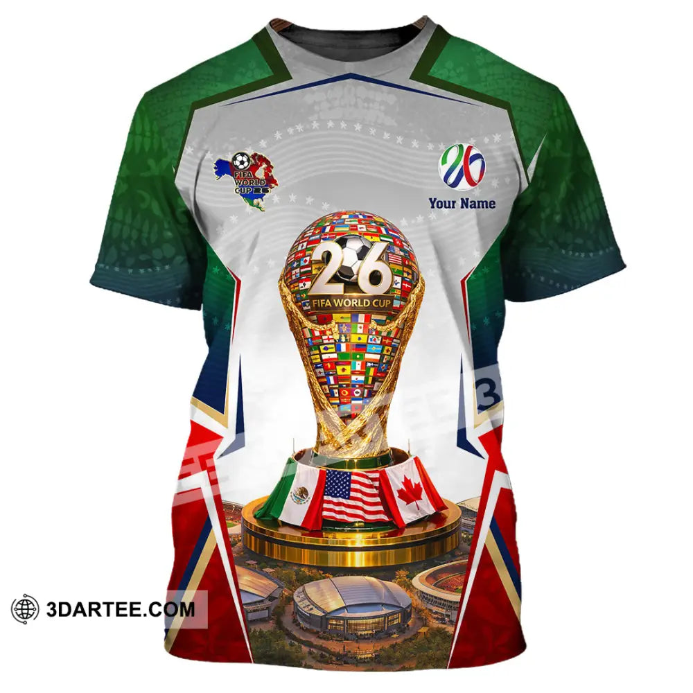 Unisex Shirt - Custom World Cup 2026 3D Shirt - T-Shirt / S - T-shirt