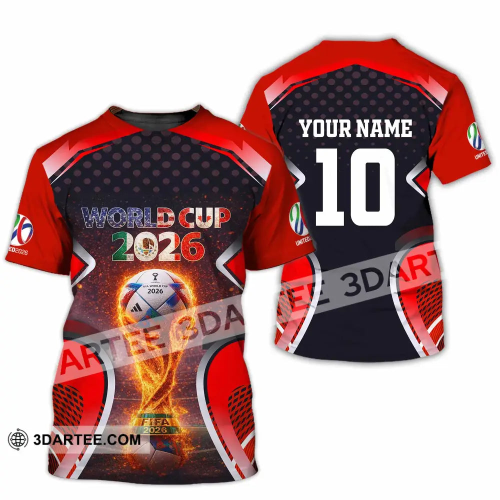 Unisex Shirt - Custom World Cup 2026 3D Shirt T-Shirt / S T-shirt