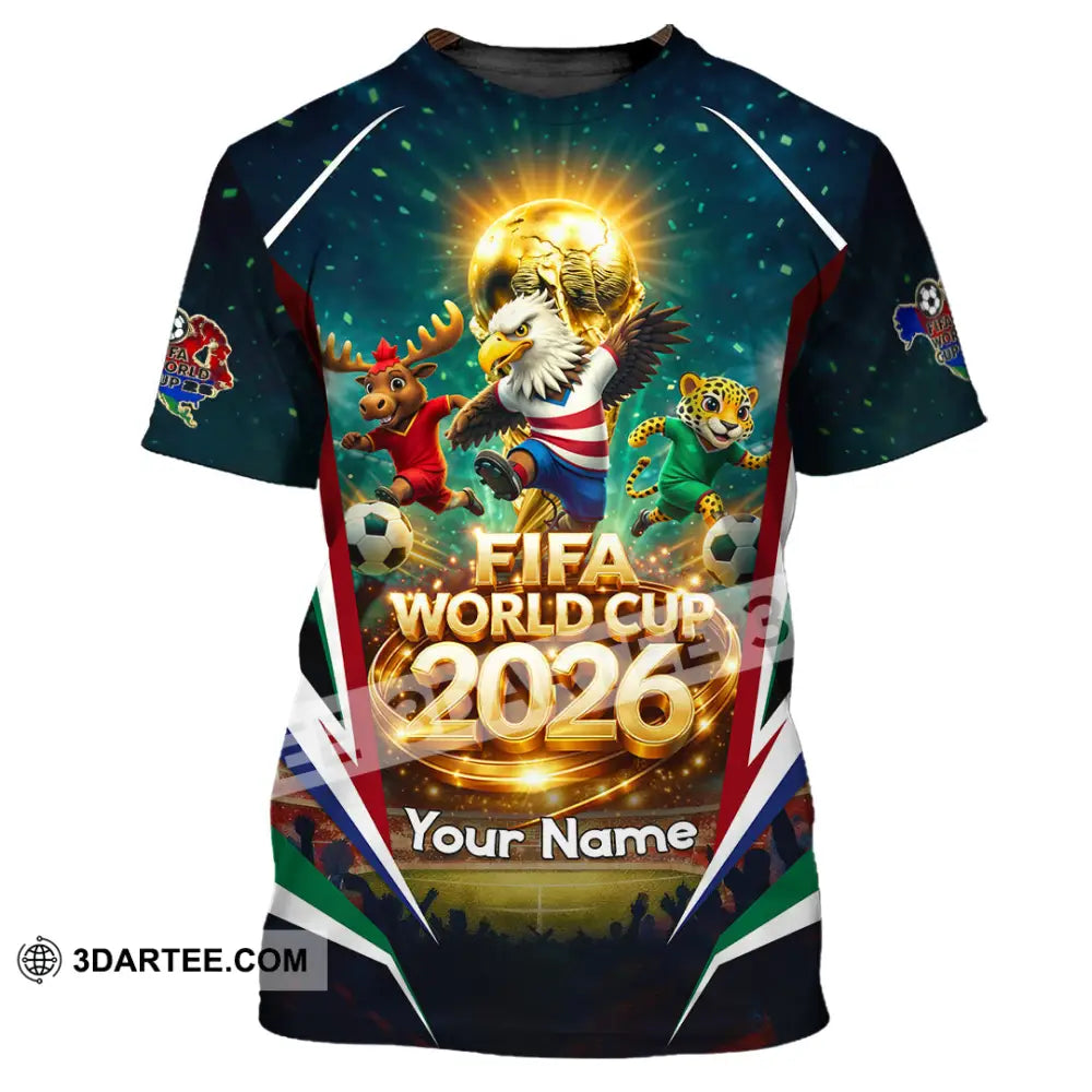 Unisex Shirt - Custom World Cup 2026 3D Shirt T-Shirt / S T-shirt
