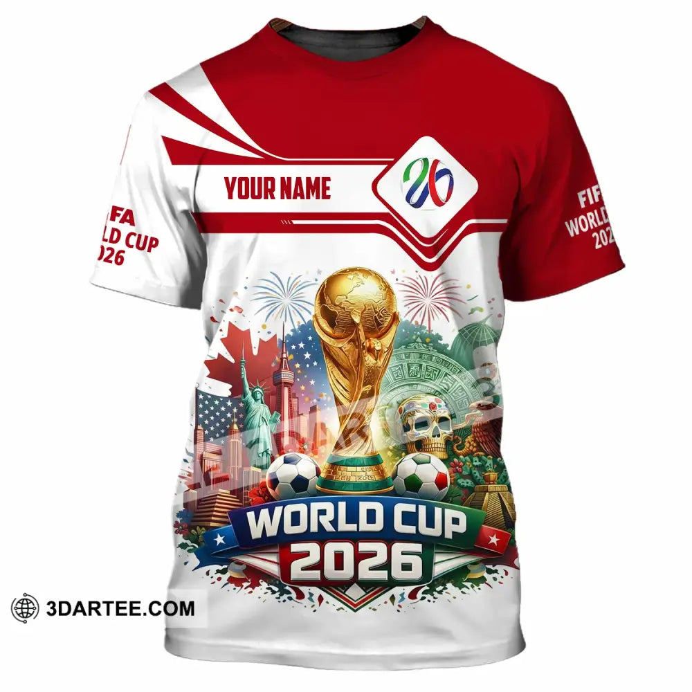 Unisex Shirt - Custom World Cup 2026 3D Shirt T-Shirt / S T-shirt