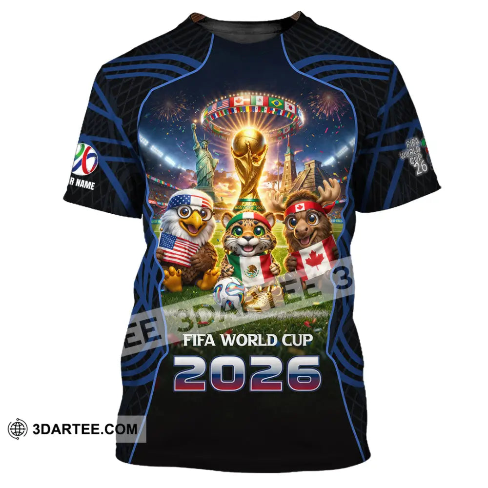 Unisex Shirt - Custom World Cup 2026 3D Shirt T-Shirt / S T-shirt