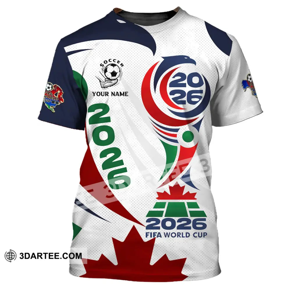 Unisex Shirt - Custom World Cup 2026 3D Shirt T-Shirt / S T-shirt