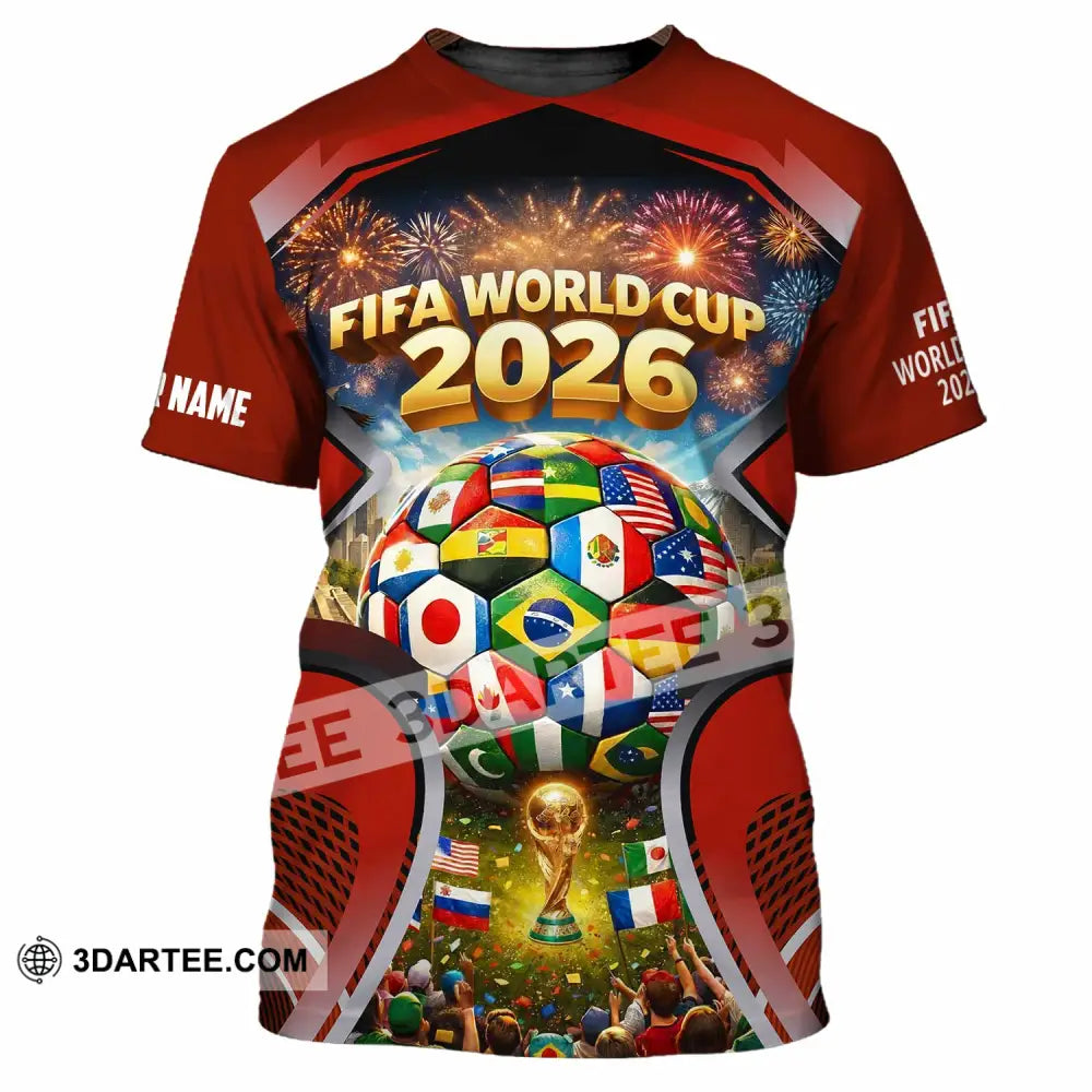 Unisex Shirt - Custom World Cup 2026 3D Shirt T-Shirt / S T-shirt