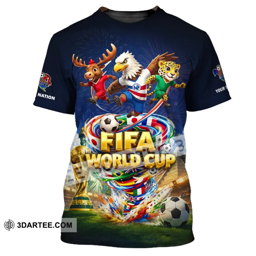 Unisex Shirt - Custom World Cup 2026 3D Shirt T-Shirt / S T-shirt